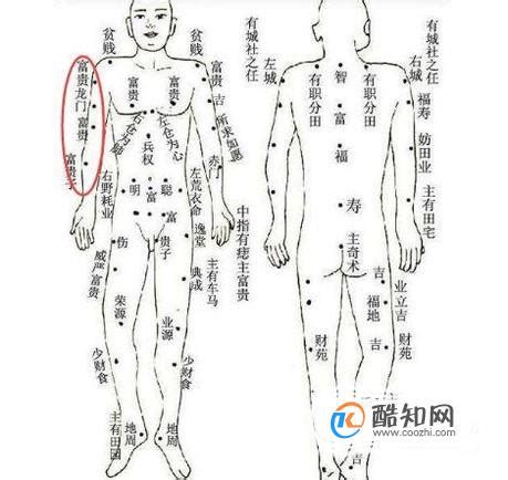 五府痣|腿上的12颗痣分别代表什么？3个吉9个凶，看你是富还是穷！